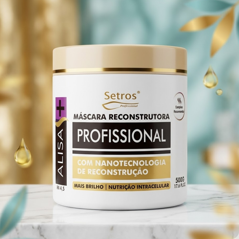 Máscara Reconstrução Profissional 500g Setros Profissional