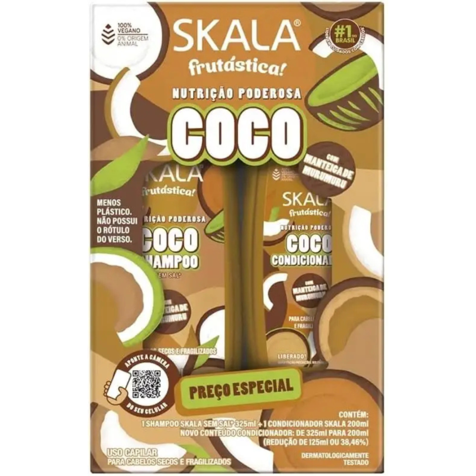 Kit Skala (SH+Cond) Óleo de  Coco 325/200ml