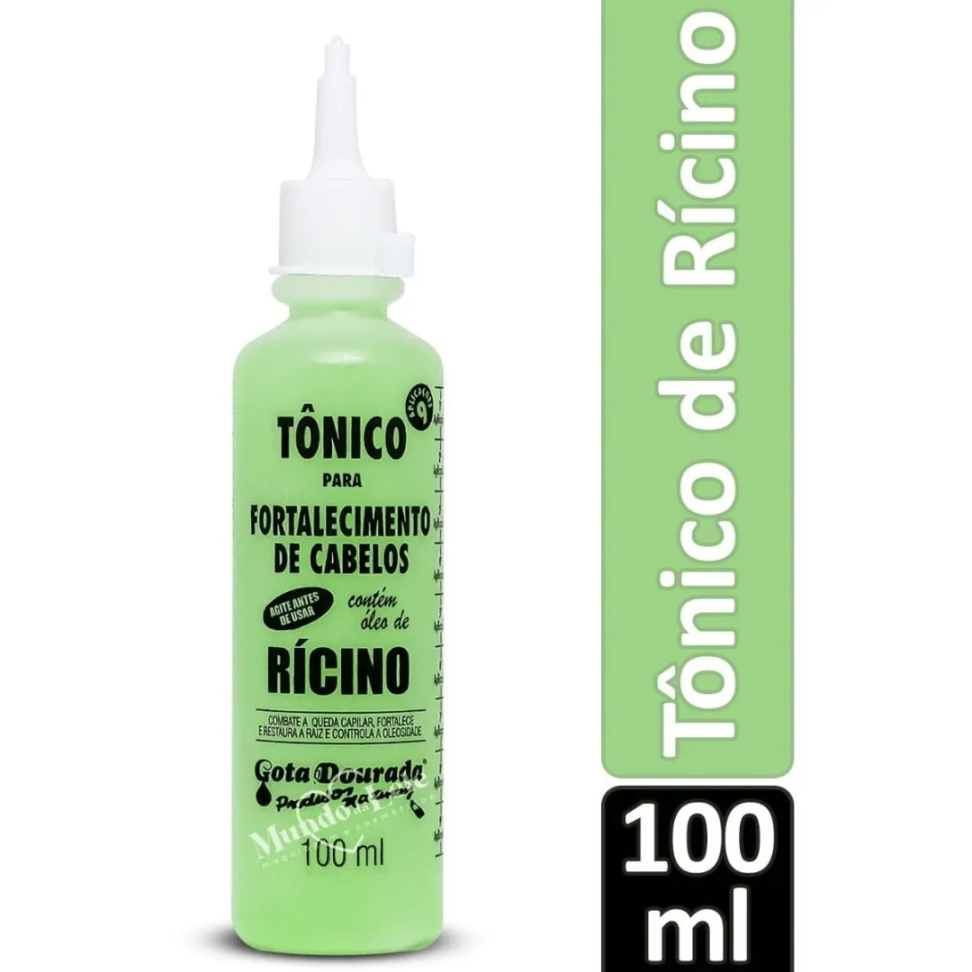 Tônico Gota Dourada Fortalecimento Ricino 100ml