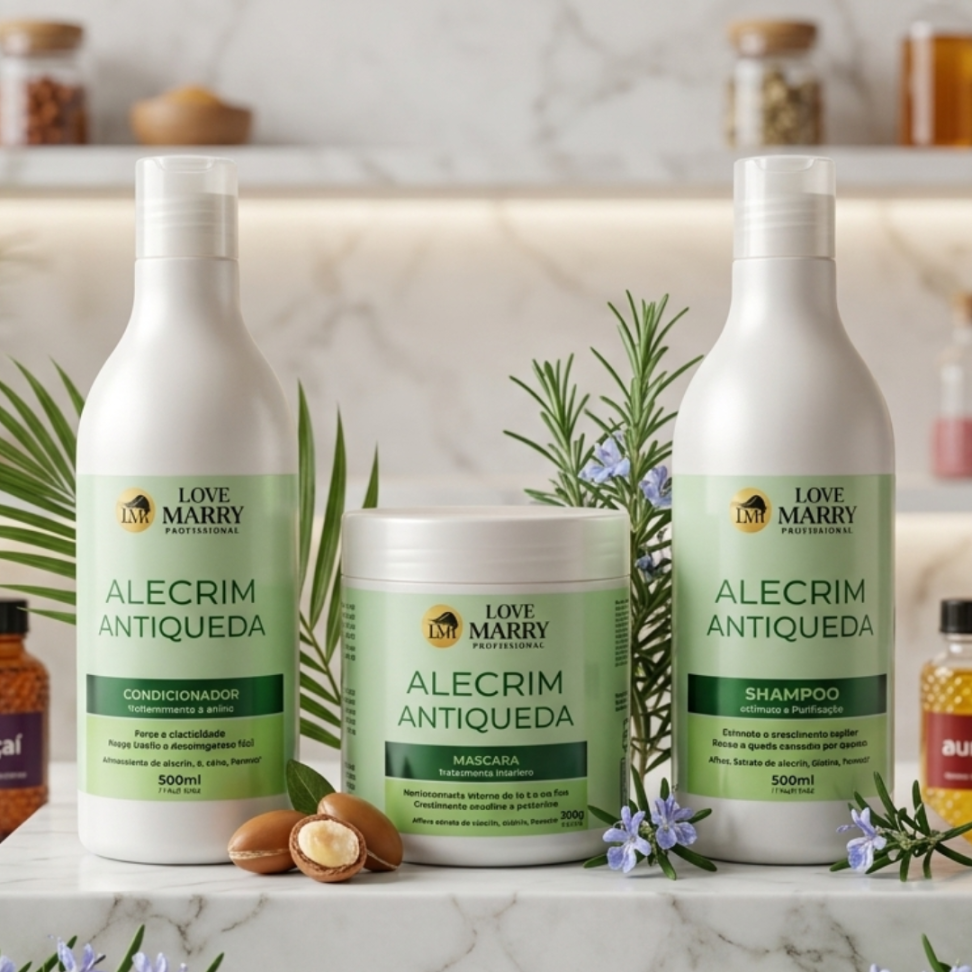 Kit Alecrim Antqueda 3 Passos 500g Love Marry