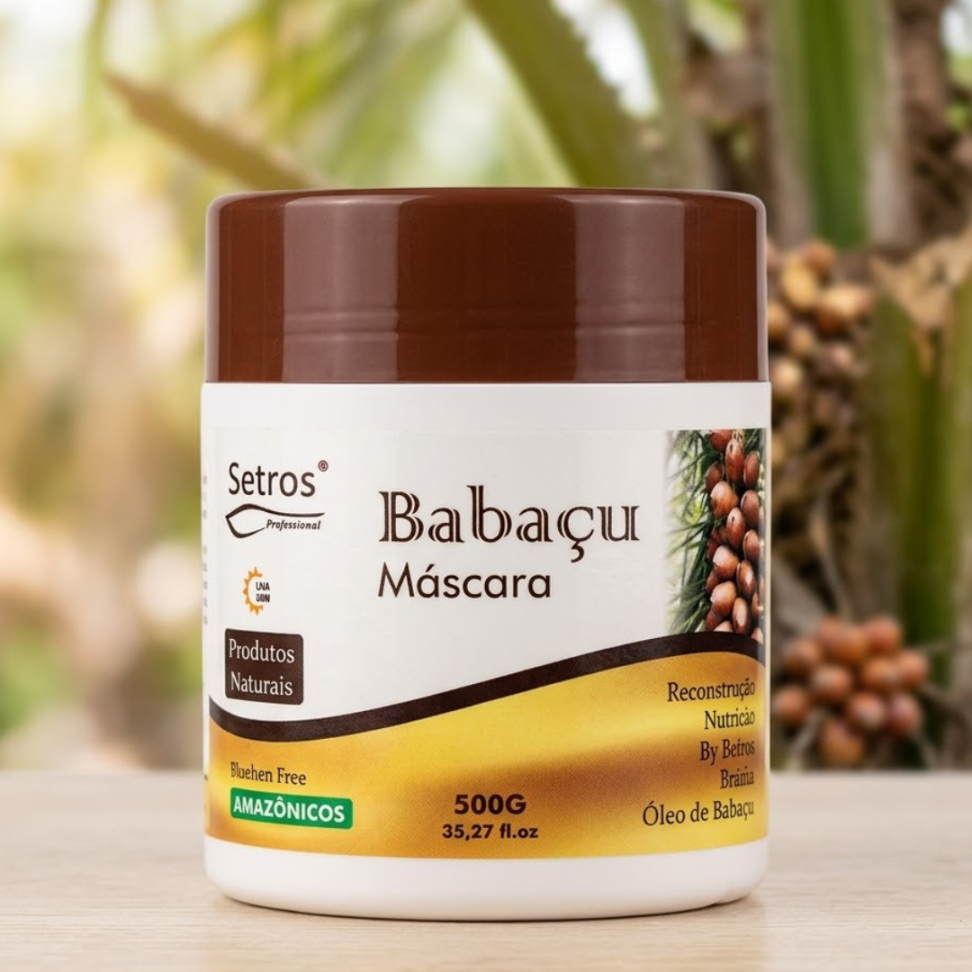 Máscara Babaçu 500g Setros Profissional