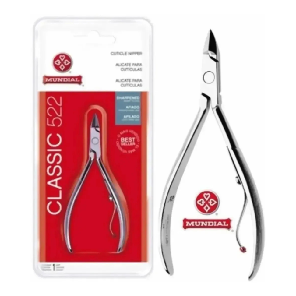 Alicate De Cuticula Profissional Classic 522 Mundial Afiado - #4