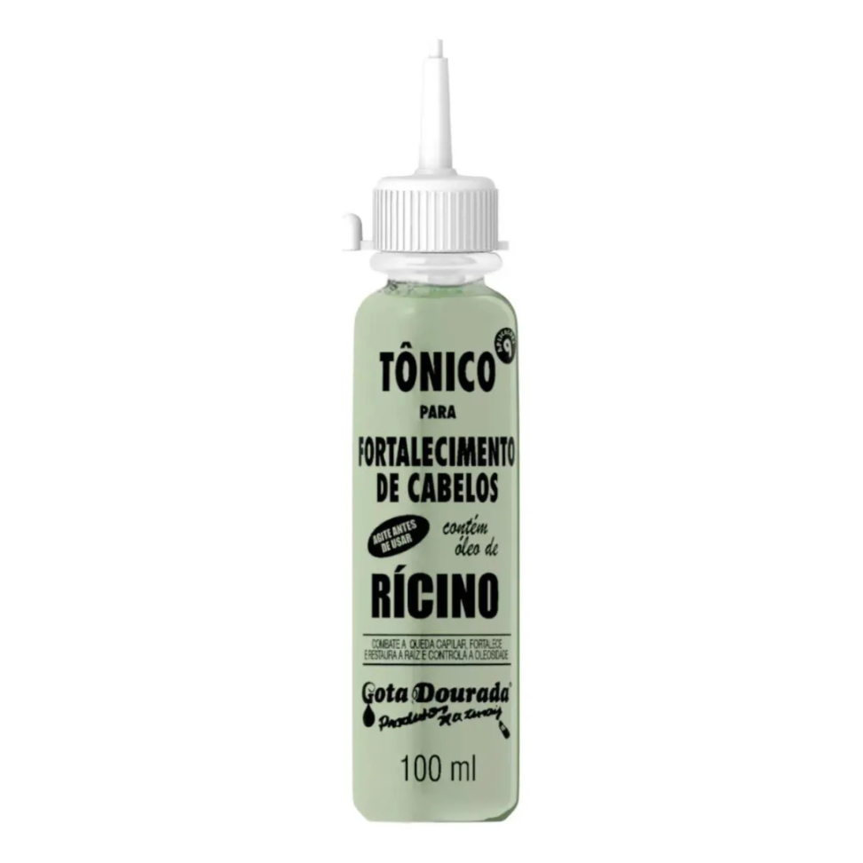 Tônico Gota Dourada Fortalecimento Ricino 100ml