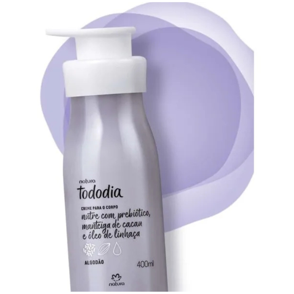 Creme Desodorante Nutritivo Para o Corpo Tododia Algodão