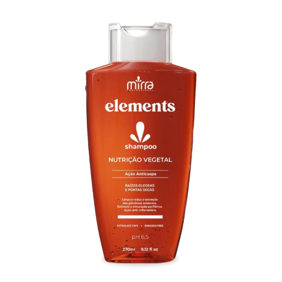 Shampoo Nutrição Vegetal Mirra Elements 270ml