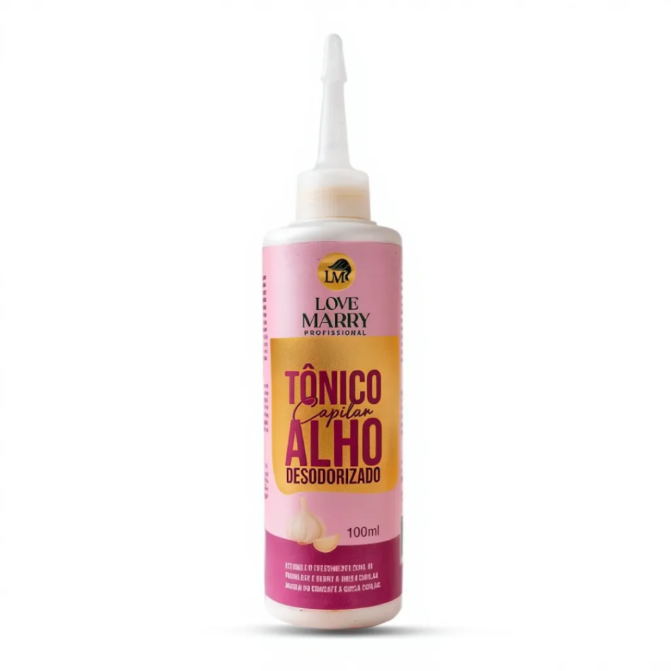 Tônico Capilar Alho Desodorizado 100Ml Love Marry