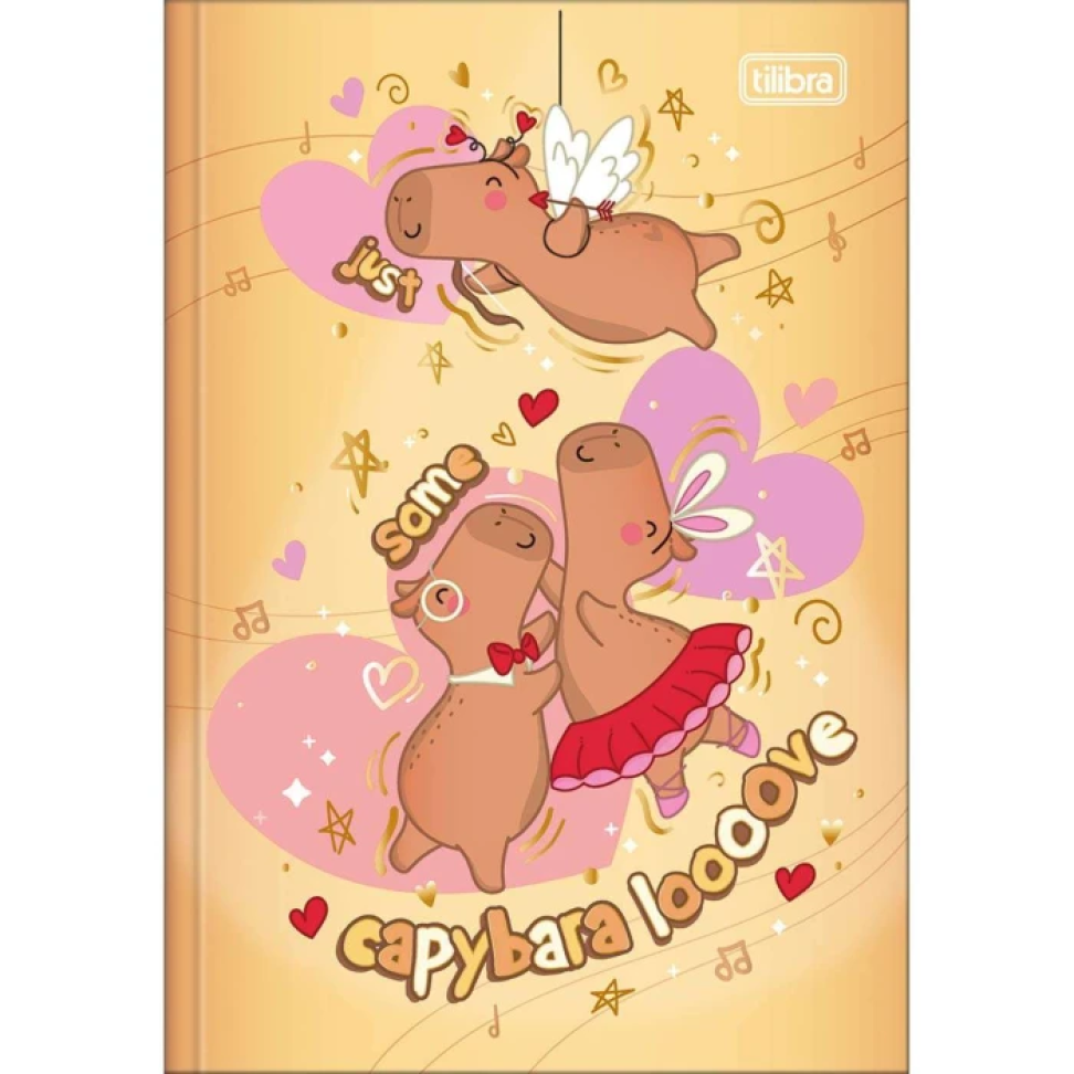 Caderno capa dura brochurão 80 folhas Capivara Club Tilibra - #2