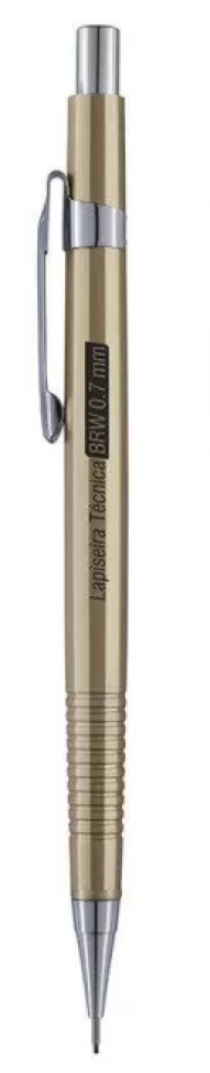 Lapiseira Técnica 0,7 mm Metalizada – 1 Unidade | BRW - #3