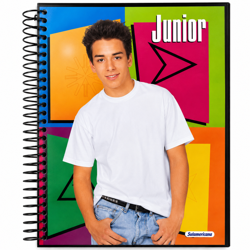 Caderno Sandy e Junior oficial - SULAMERICANA (modelo COM velcro) - #3