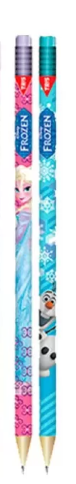 Lápis de Escrever com Borracha Frozen – 1 Unidade | Tris