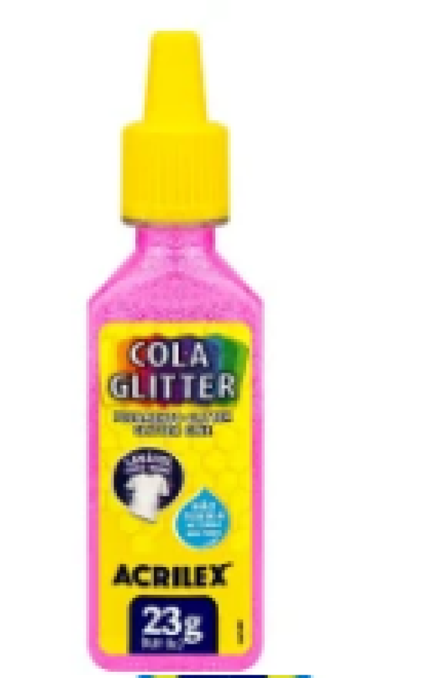 Cola Glitter Lavável 23g Acrilex – Cores Sortidas - #5