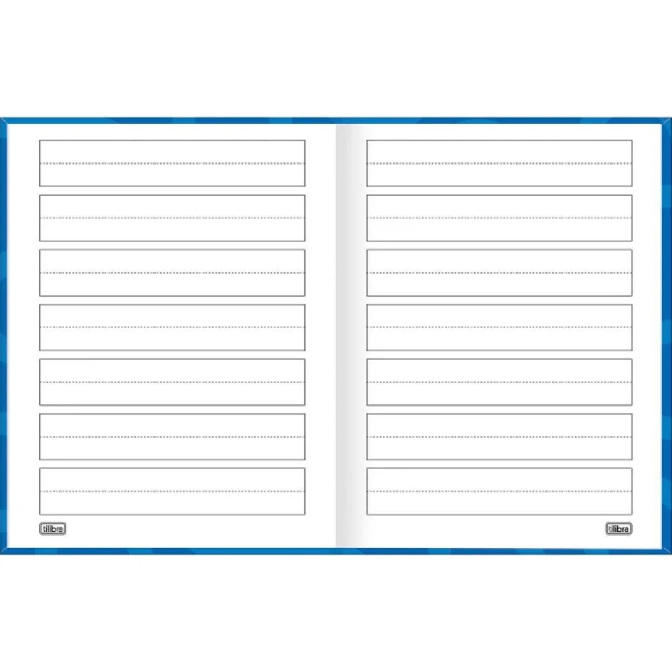 Caderno de caligrafia capa dura 40 folhas pauta ampliada para autismo Tilibra - #7