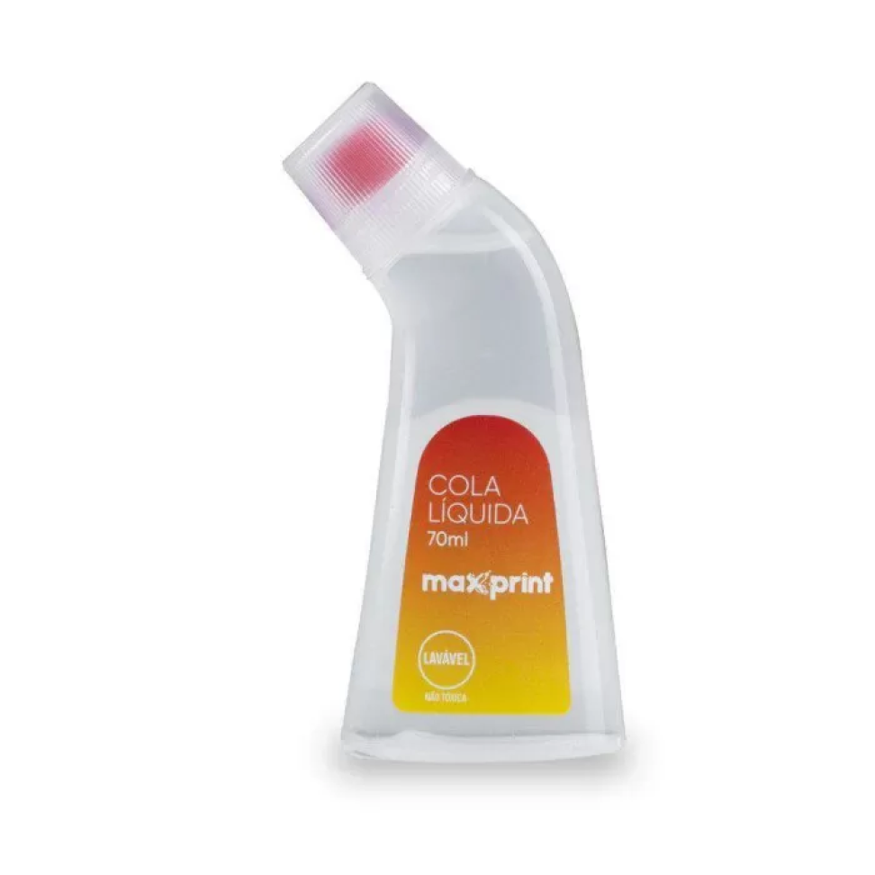 Cola Escolar Lavável Incolor 70ml – 1 Unidade | Maxprint