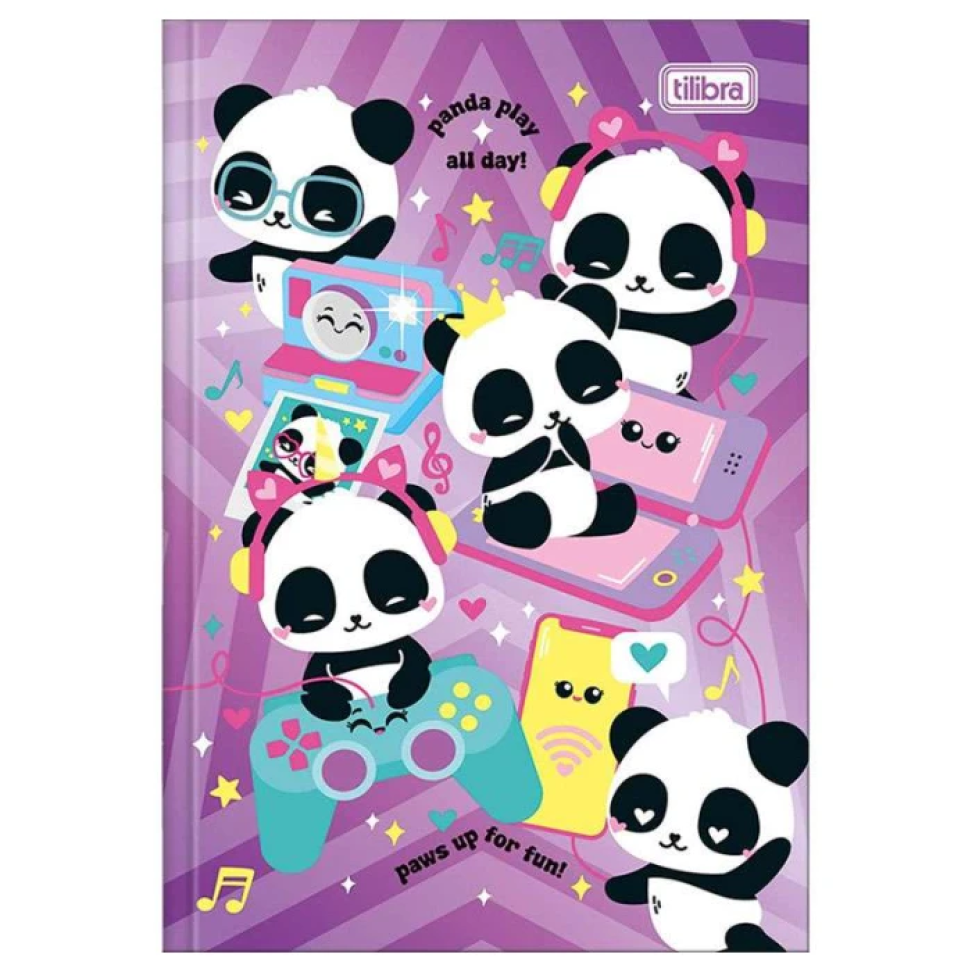 Caderno capa dura brochurão 80 folhas Lovely Friend Tilibra - #3
