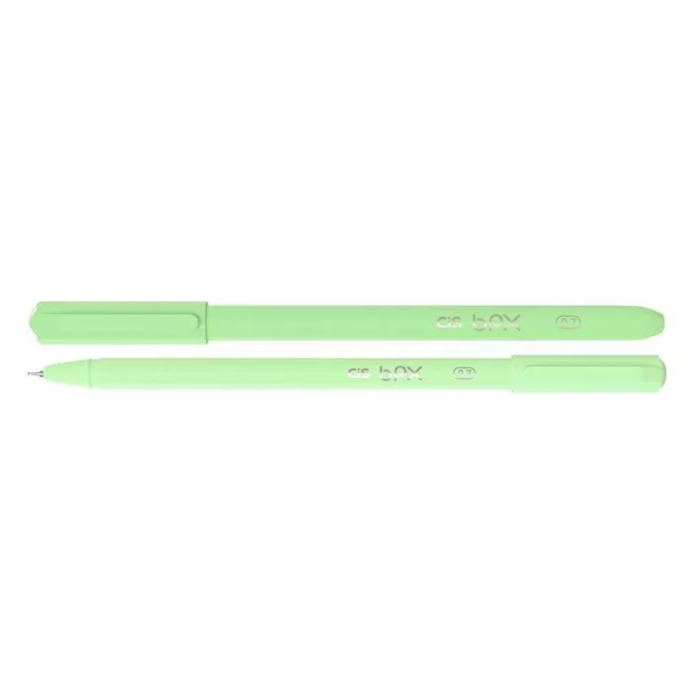 Caneta Esferográfica 0,7mm BPX CIS – Laranja e Verde Claro - #5