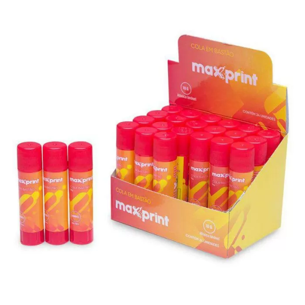 Cola em Bastão 10g – 1 Unidade | Maxprint