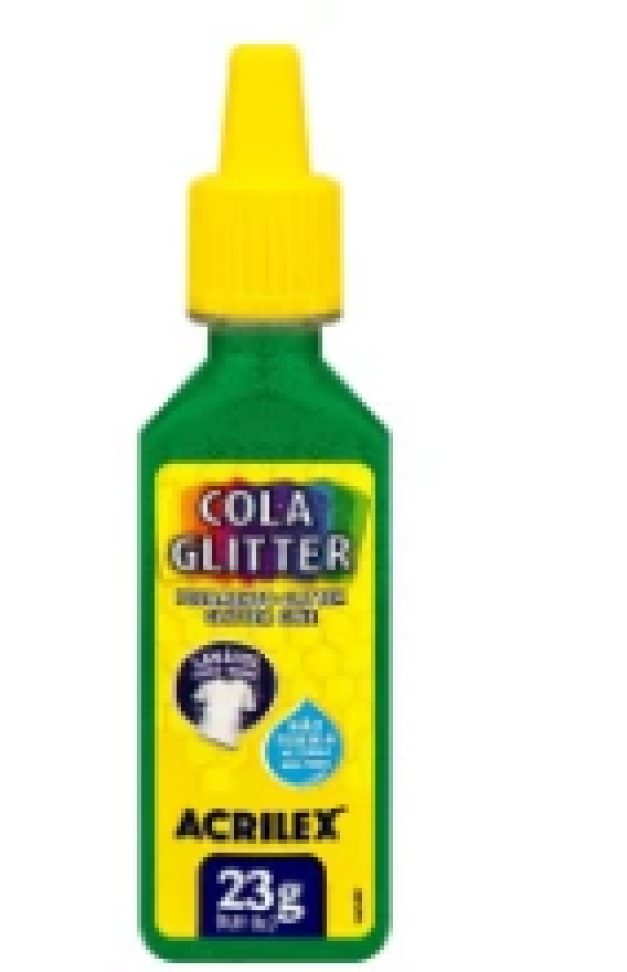 Cola Glitter Lavável 23g Acrilex – Cores Sortidas - #7