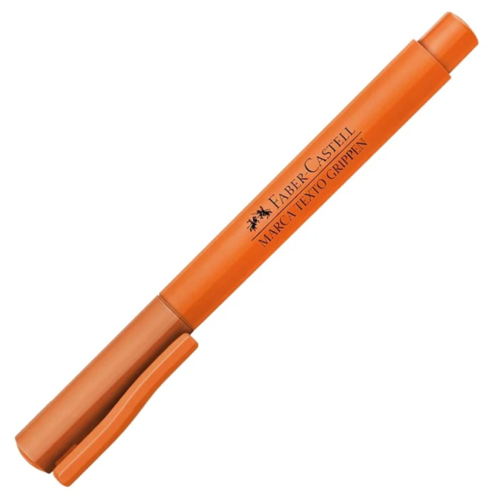 Caneta marca texto amarelo, laranja,rosa e verde Faber Castell - #5