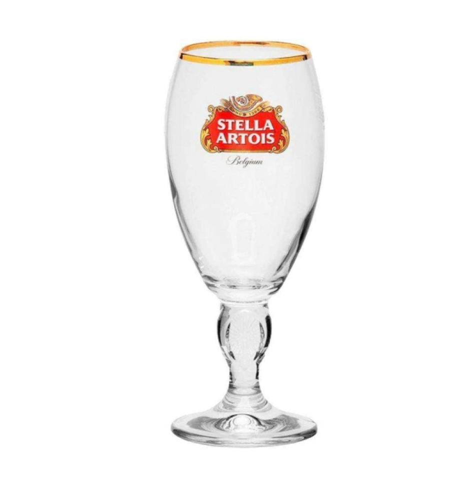 Taça de vidro para cerveja 250 // 330ml stella artois