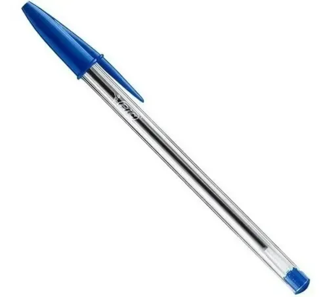 Caneta eferográfica cristal 1,0mm blister com 03 unidades azul Bic