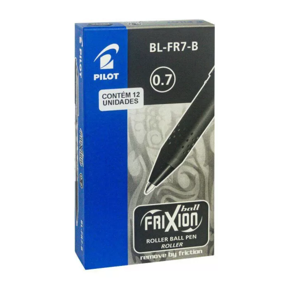 Caneta esferográfica frixion ball 0,7 apagável azul // preto Pilot Und - #7