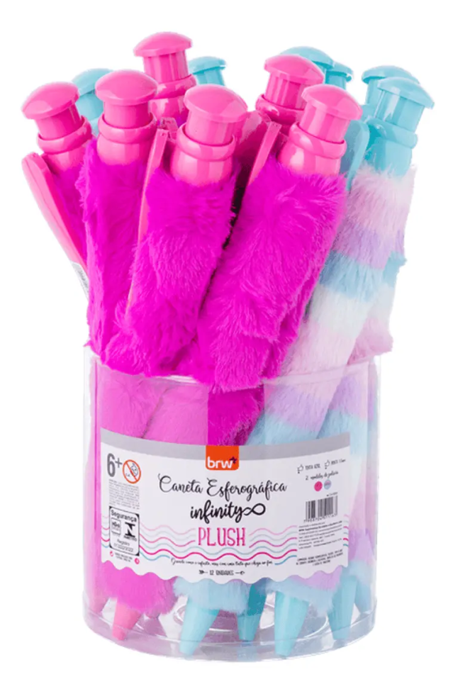 Caneta Gigante Pelúcia Esferográfica Infinity Plush - Brw - #6
