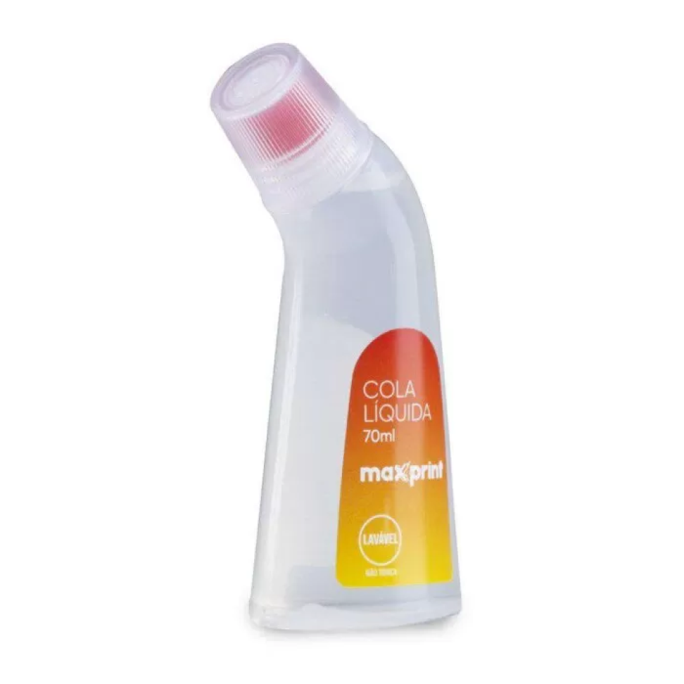Cola Escolar Lavável Incolor 70ml – 1 Unidade | Maxprint