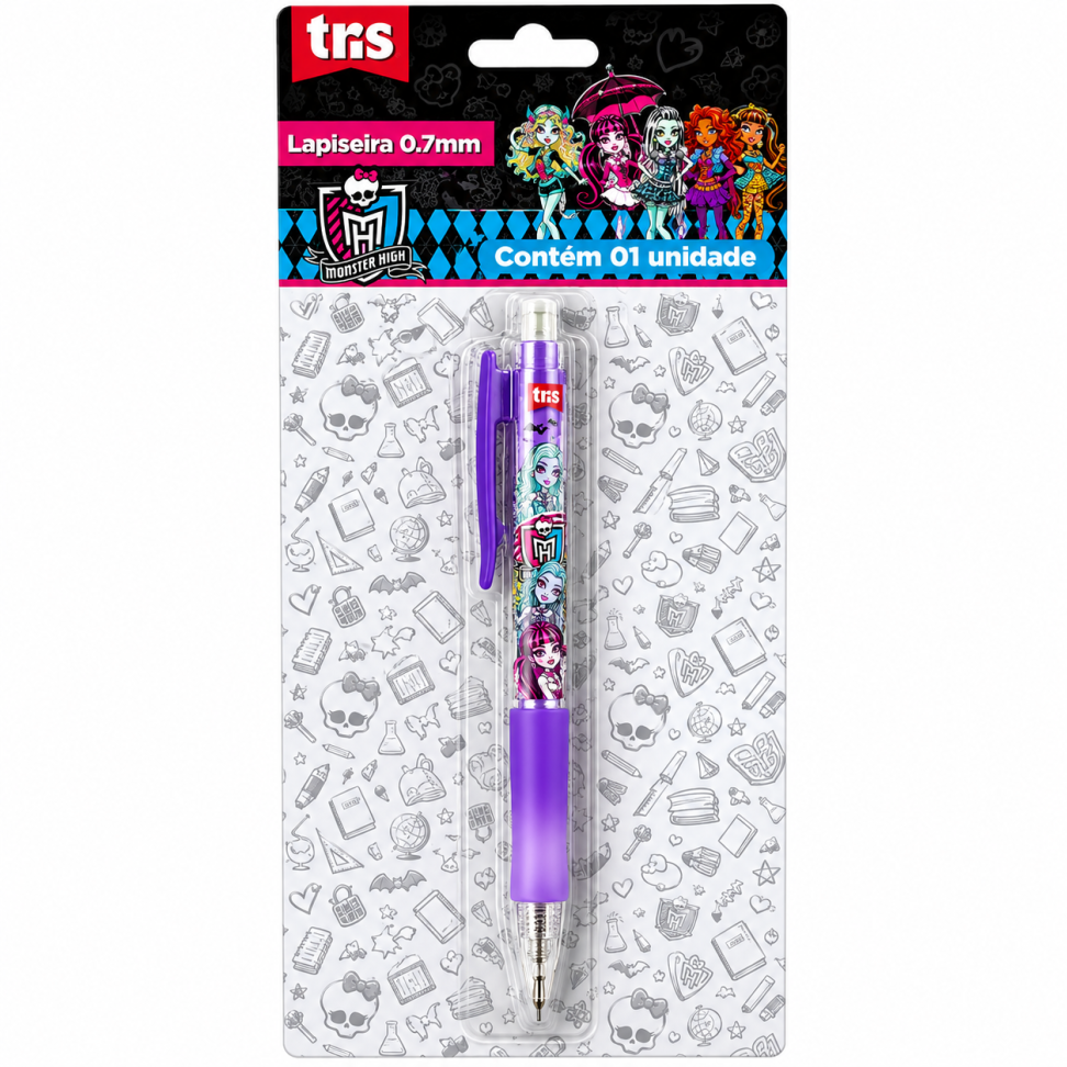 Lapiseira 0,7 mm Monster High – Blister com 1 Unidade