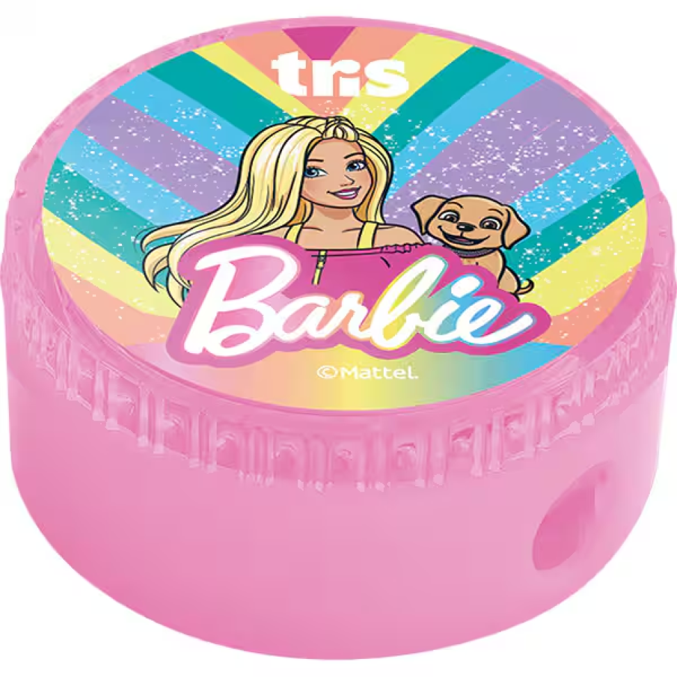 Kit Escolar Barbie com Lápis, Apontador e Borracha