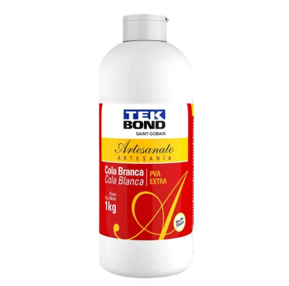 Cola para Artesanato Extra Tek Bond 1kg – Alta Fixação e Excelente Rendimento