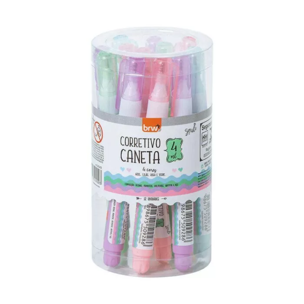 Corretivo em caneta 4ml mini sortidos Brw CRO412 - #3