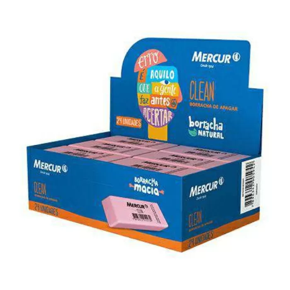 Borracha clean rosa 01 unidade Mercur