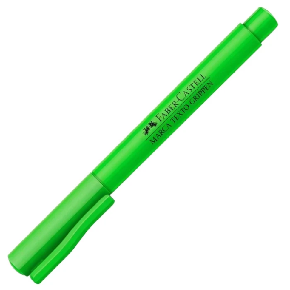 Caneta marca texto amarelo, laranja,rosa e verde Faber Castell - #3