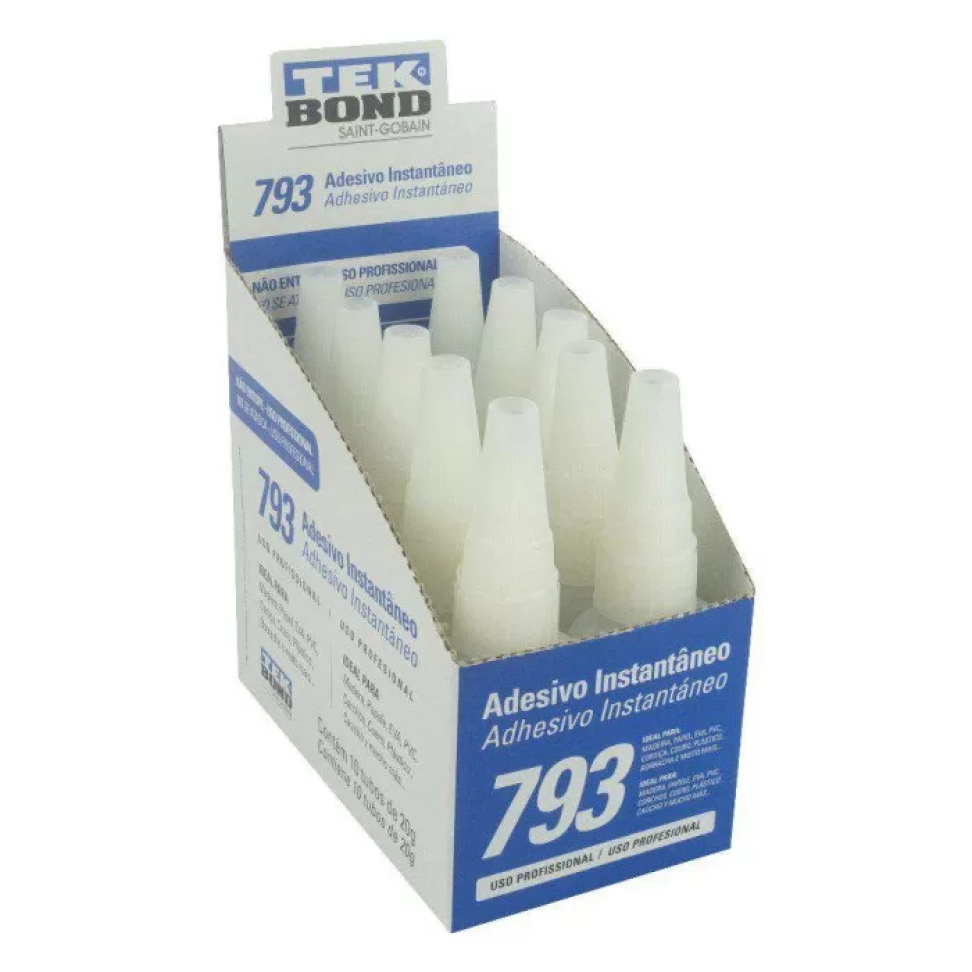 Cola Instantânea Tek Bond 793 20g – Alta Performance e Fixação Rápida