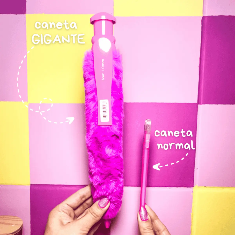 Caneta Gigante Pelúcia Esferográfica Infinity Plush - Brw - #4
