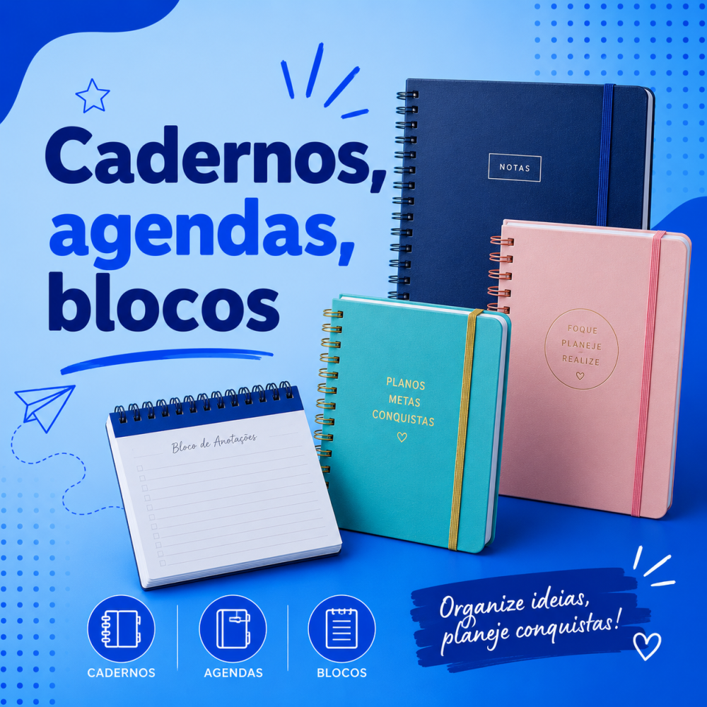 01 - Cadernos e mais