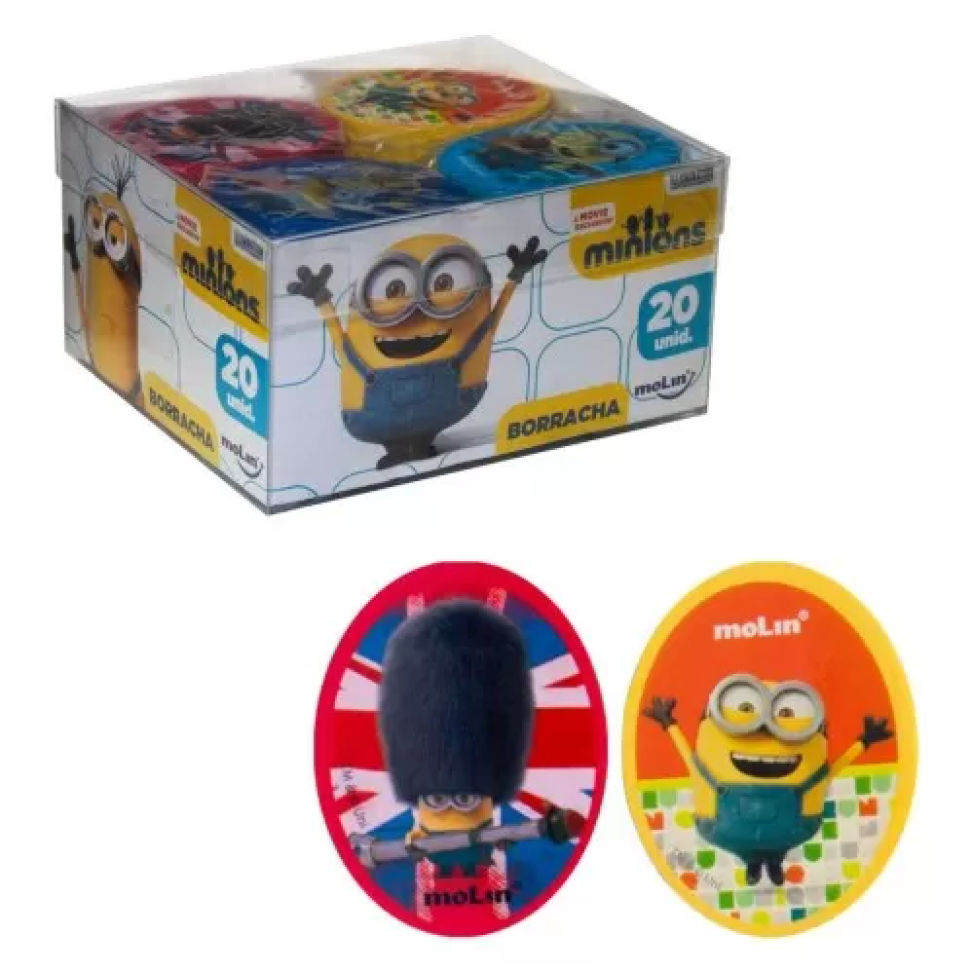 Borracha Minions com 01 unidade Molin