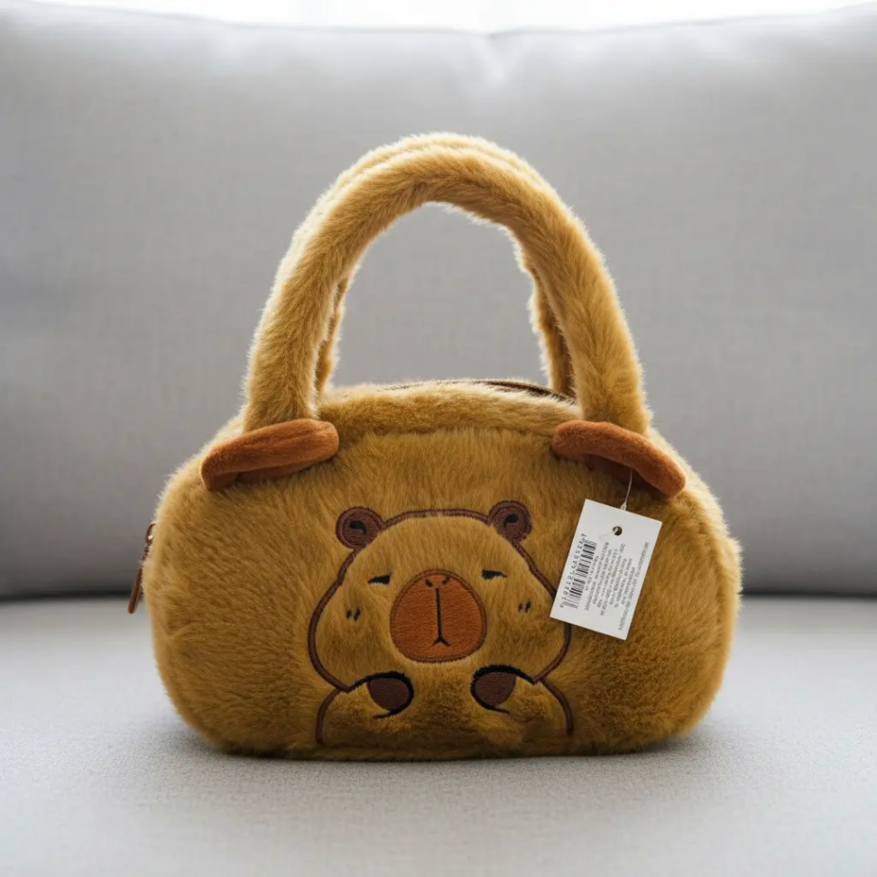 Bolsinha De Pelúcia De Alça Capybara Capivara - #4
