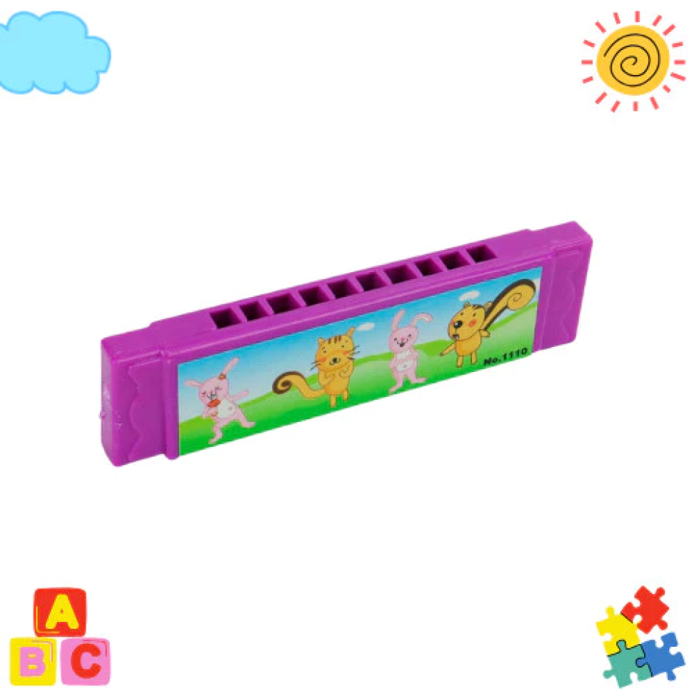 Kit 20 Gaita Infantil Iniciantes Brinquedo Sopro Educacional Prenda Desenho Boca Instrumento Musical - #5