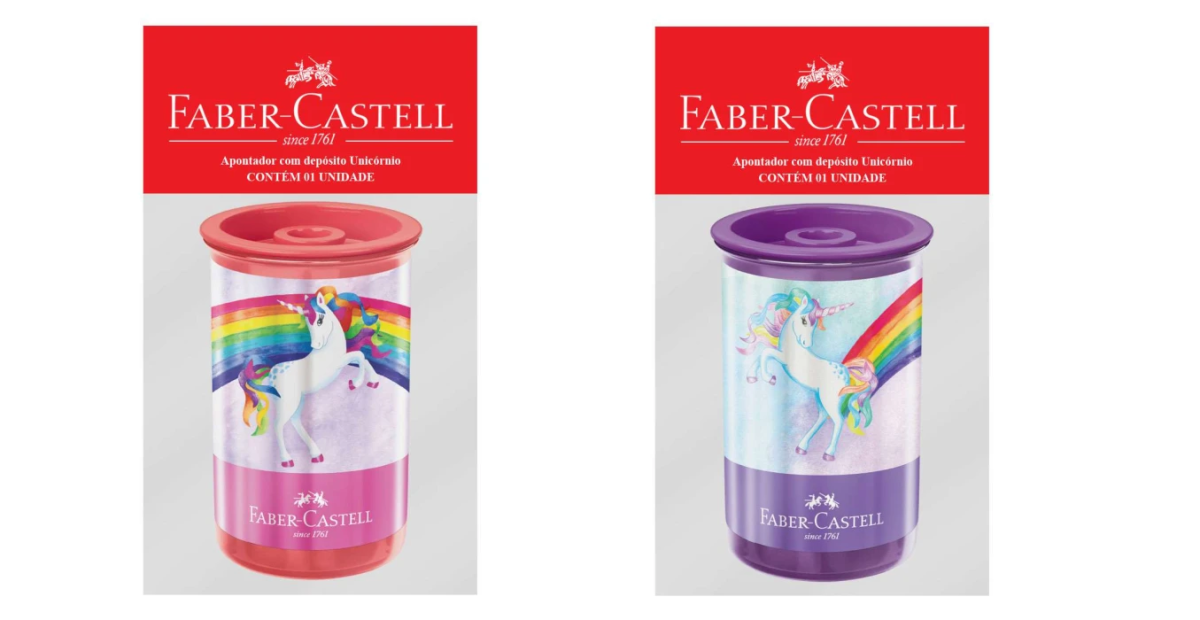 Apontador depósito Unicórnio blister Faber Castell