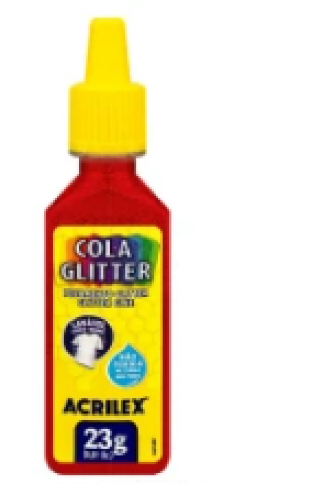 Cola Glitter Lavável 23g Acrilex – Cores Sortidas - #8