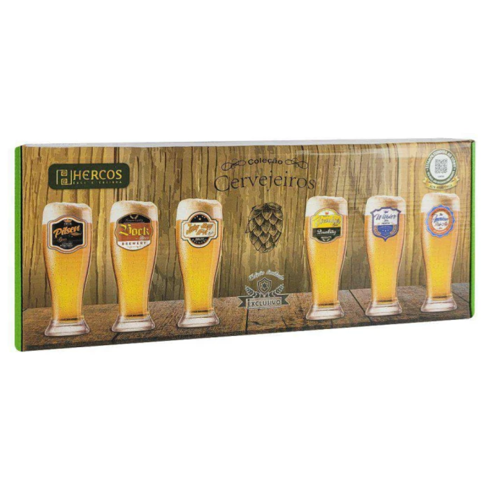 Copo de vidro tulipa cervejeiros 220ml com 6 unidades - #8