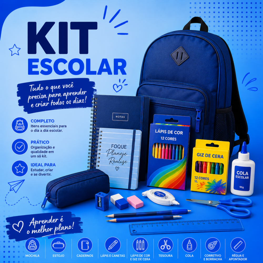 07 - Kit escolar