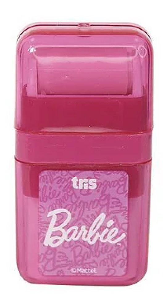 Borracha rolinho Barbie branca - #7