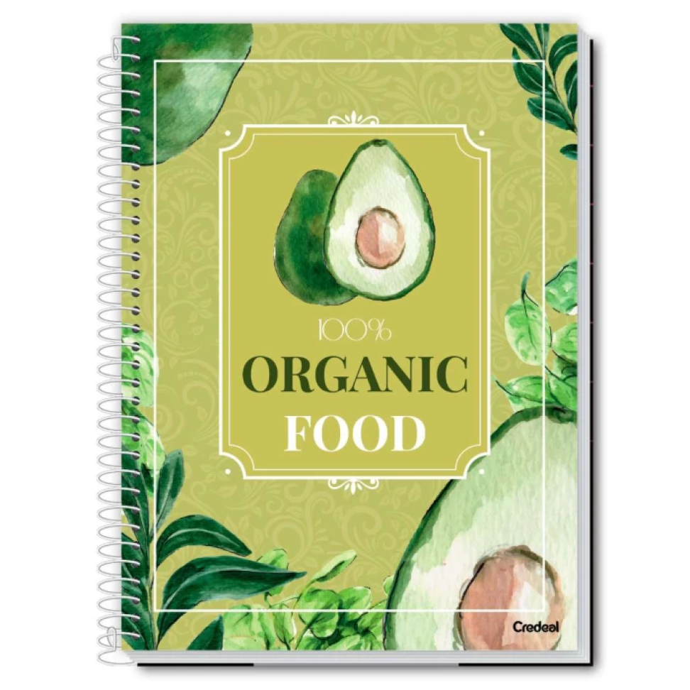 Caderno capa dura 01x01 80 folhas e 10x01 150 folhas feminino My collection Credeal - #5