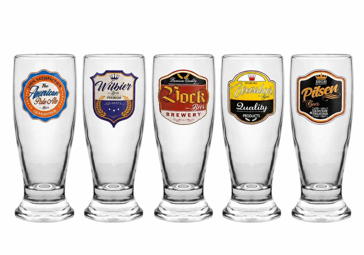 Copo de vidro para chopp 220ml decorado cervejeiros hercos - #7