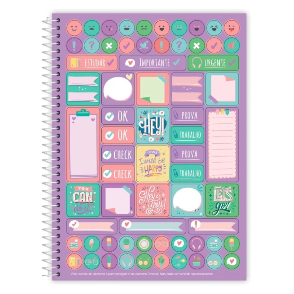 Caderno Capa Dura 01x01 80 folhas e 10x01 160 folhas Mimo Pet Credeal - #7