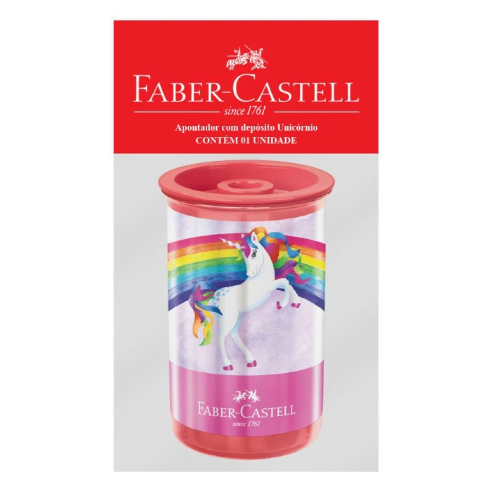 Apontador depósito Unicórnio blister Faber Castell