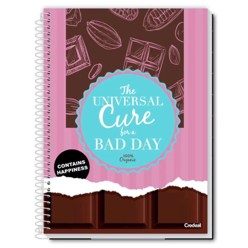 Caderno capa dura 01x01 80 folhas e 10x01 150 folhas feminino My collection Credeal - #6