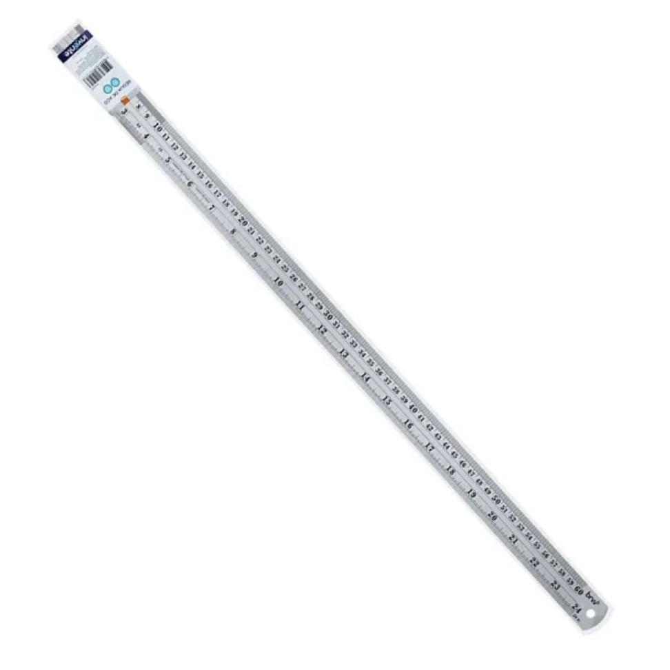 Régua de aço 60cm 1mm BRW